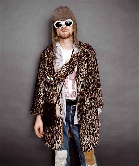 kurt cobain grunge style.